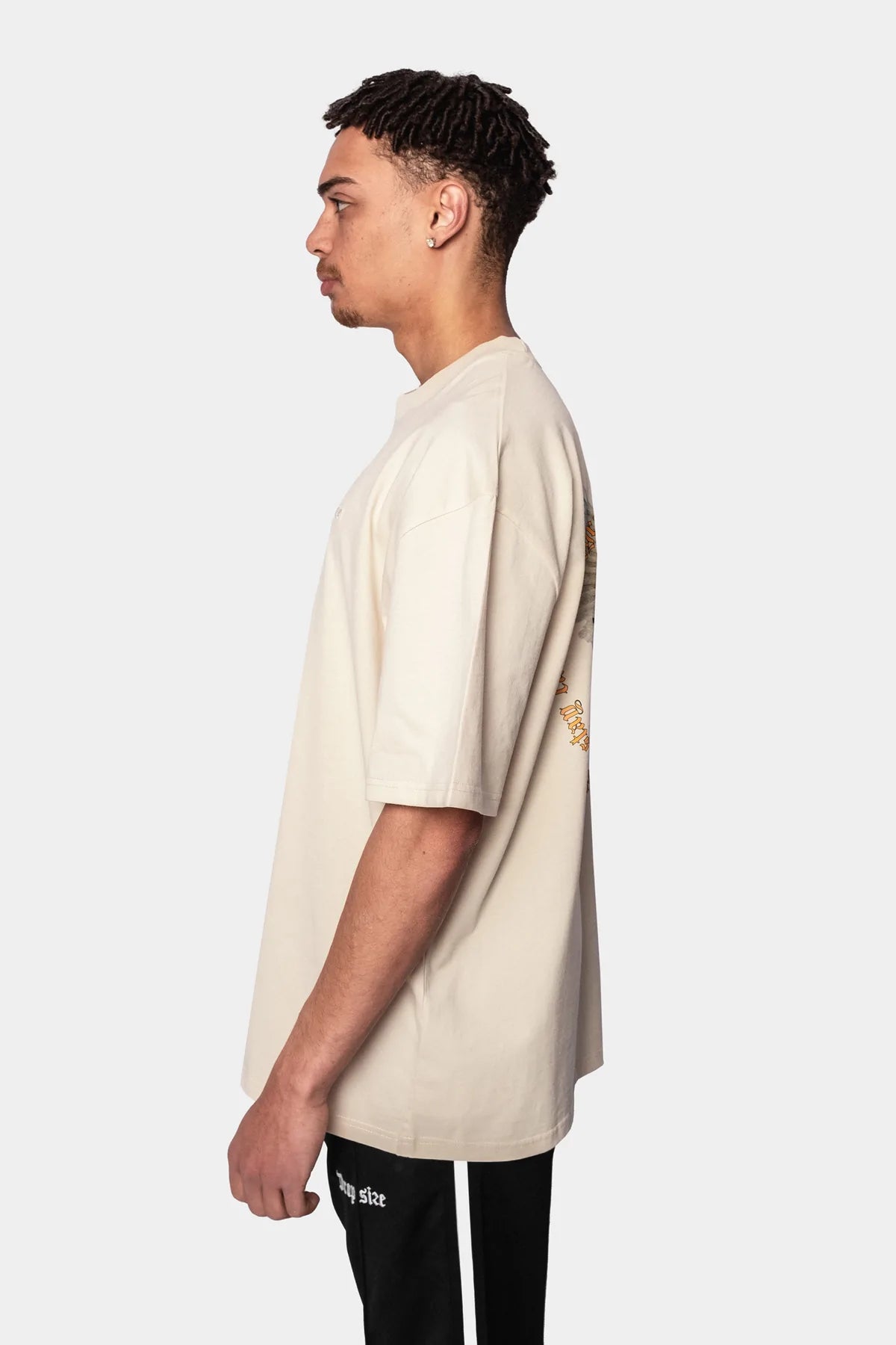 Dropsize Heavy Oversize White Dove 2.0 T-Shirt Coconut Milk