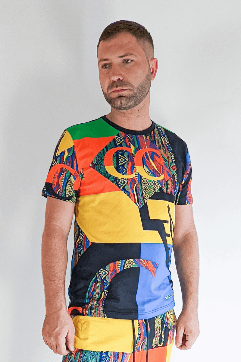 Carlo Colucci T-Shirt Print Multicolor