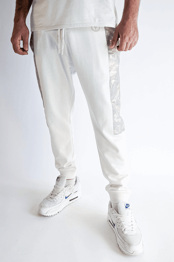 Carlo Colucci  Sweatpants Permut Detail White