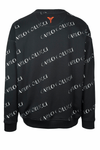 Carlo Colucci All Over Print Sweatshirt Black