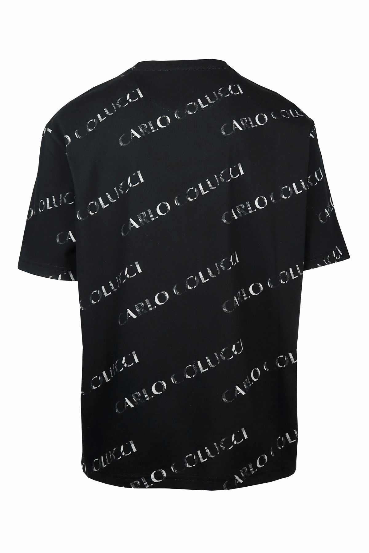 Carlo Colucci All Over Print T-Shirt Black