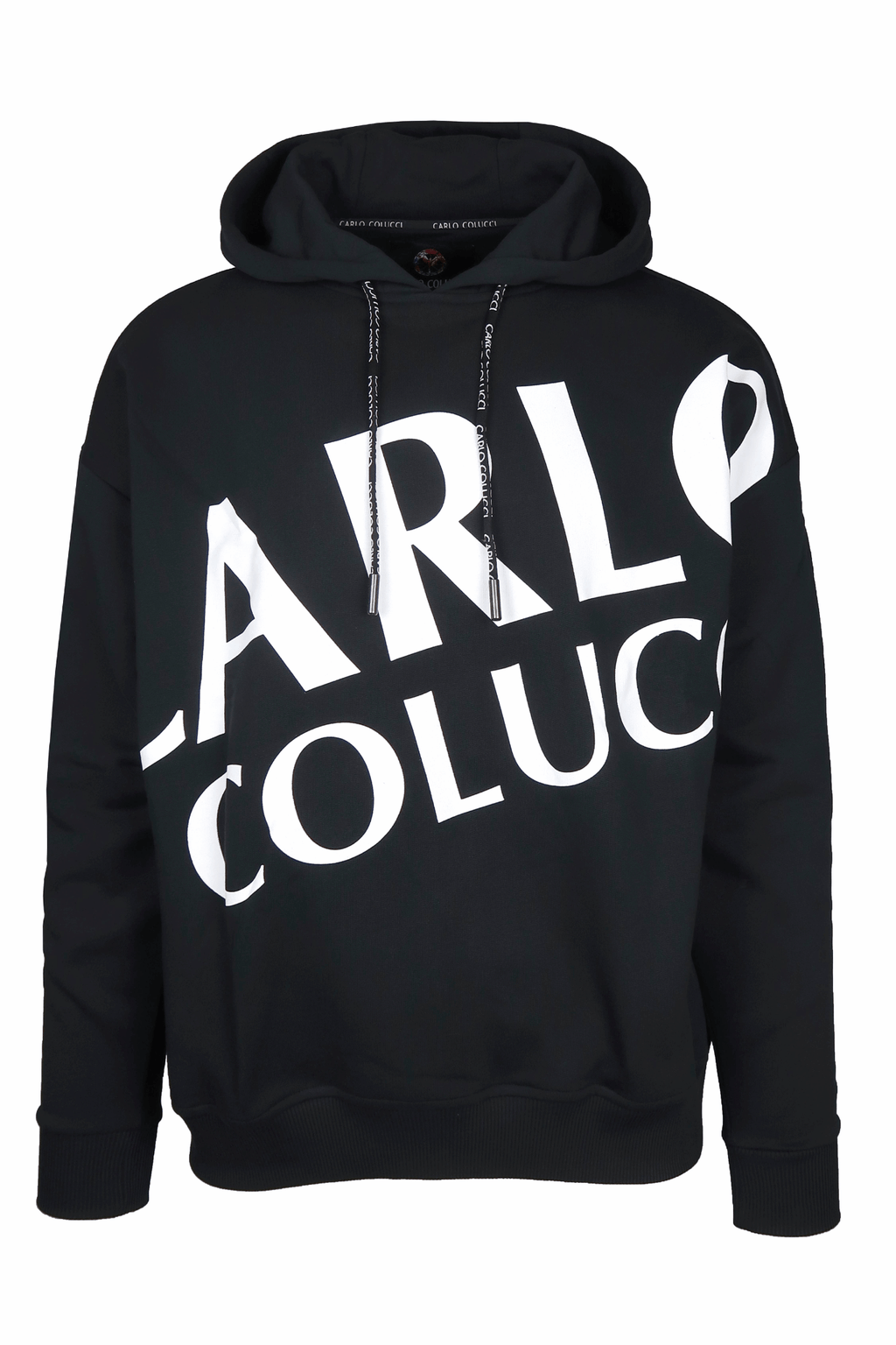 Carlo Colucci Big Logo Hoodie Black