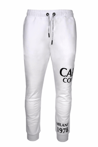 Carlo Colucci Big Logo Sweatpants White