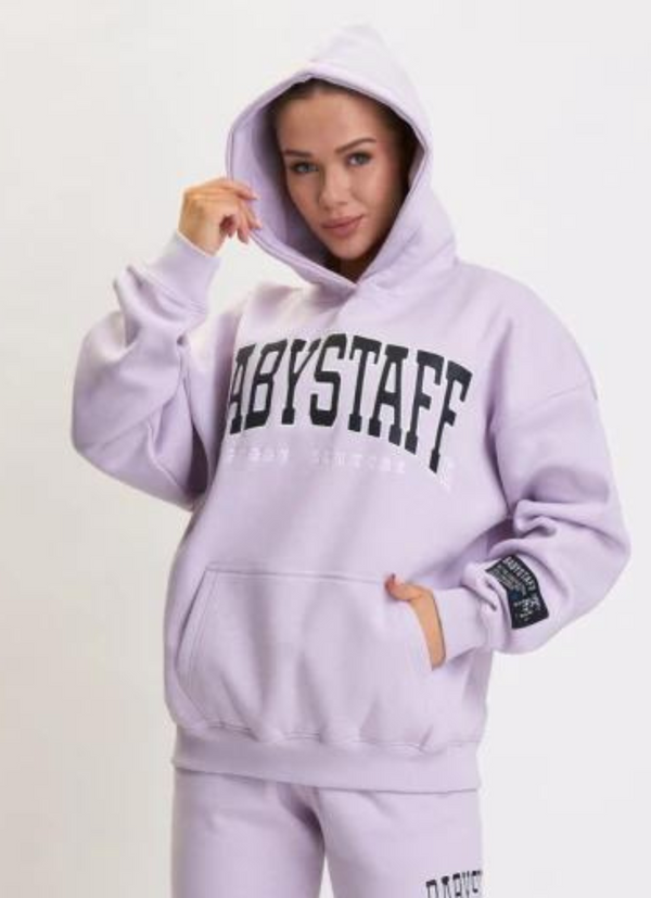 Babystaff College Oversized Hoodie Lila