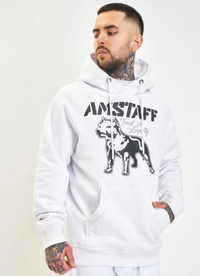 Amstaff Logo 2.0 Hoodie White