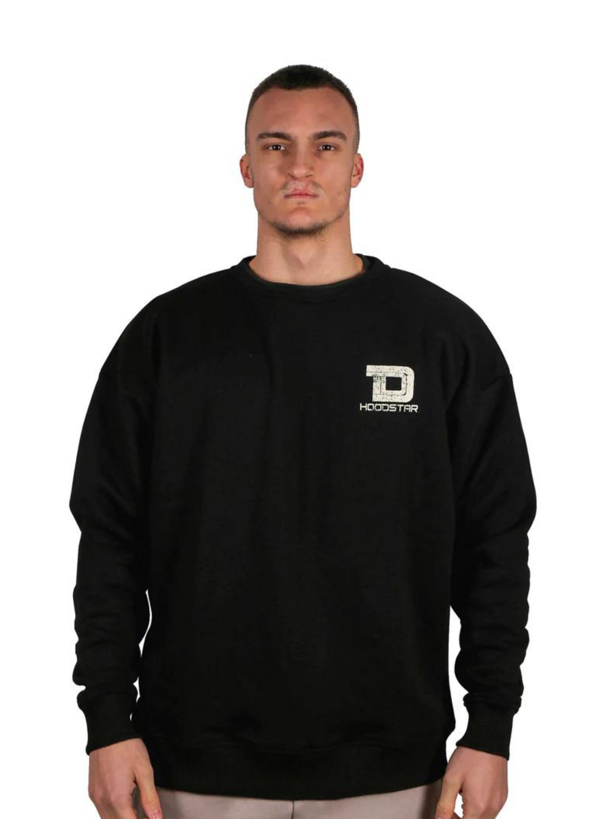 Hoodstar Sweatshirt Logo Black