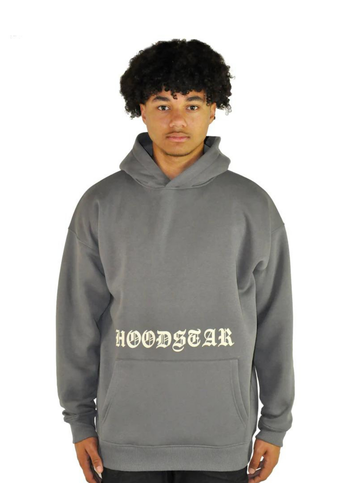 Hoodstar Oversize Gothik Hoodie Dark Grey