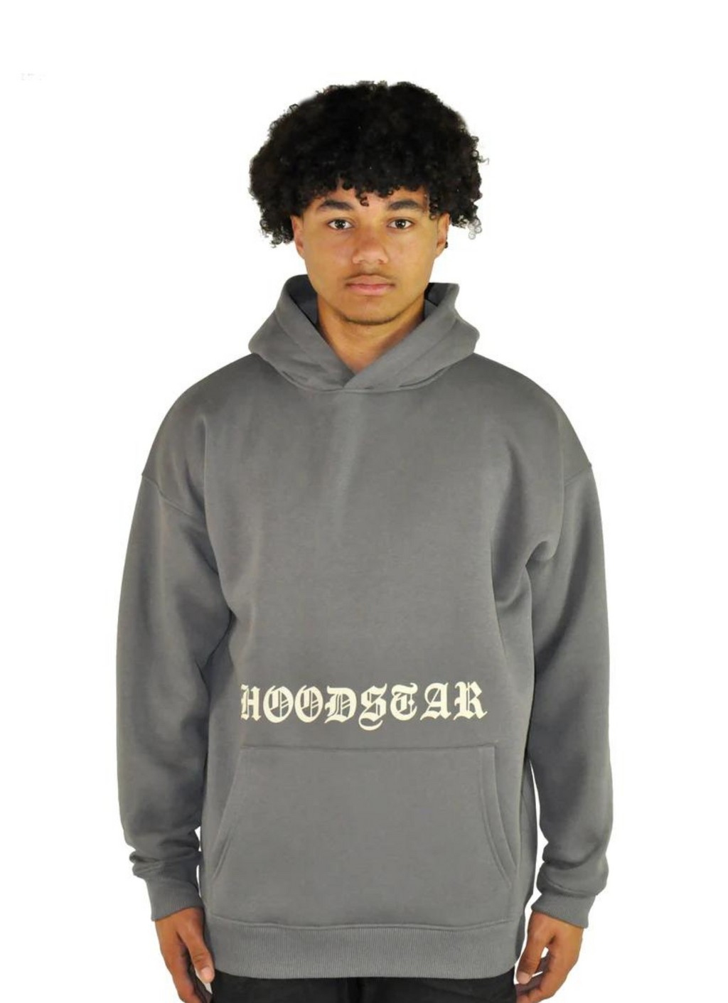 Hoodstar Oversize Gothik Hoodie Dark Grey