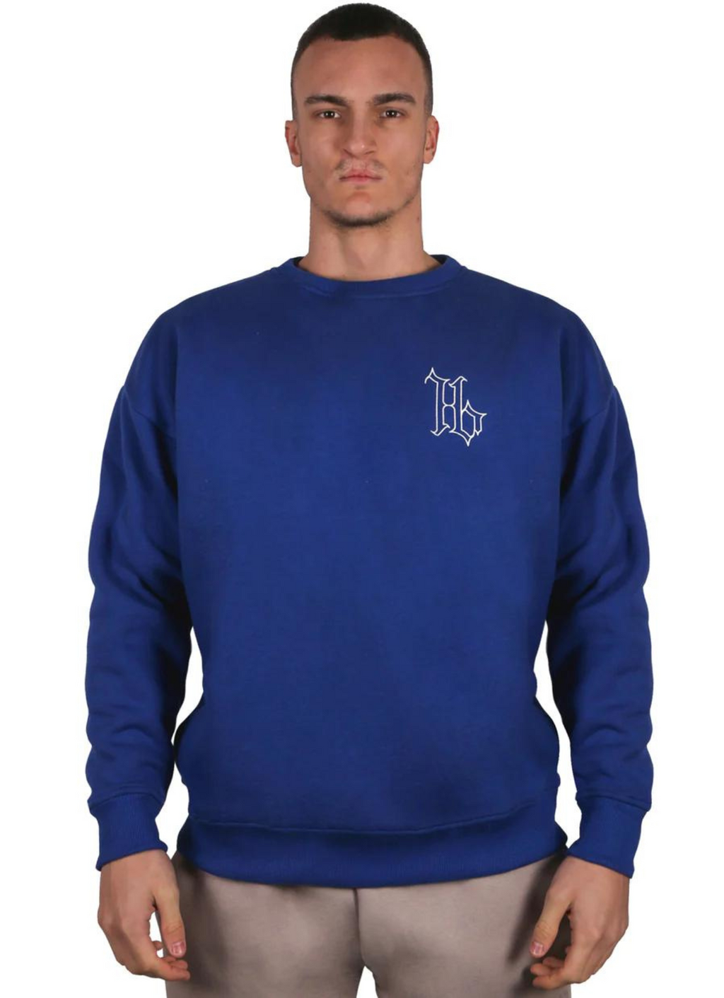 HoodBoyz Sweatshirt Small Logo Blue