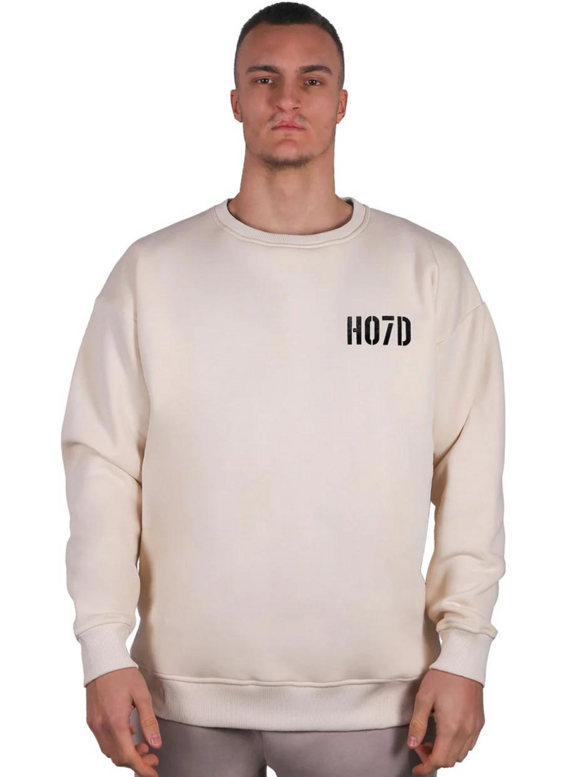 Hoodstar Sweatshirt H07D Beige
