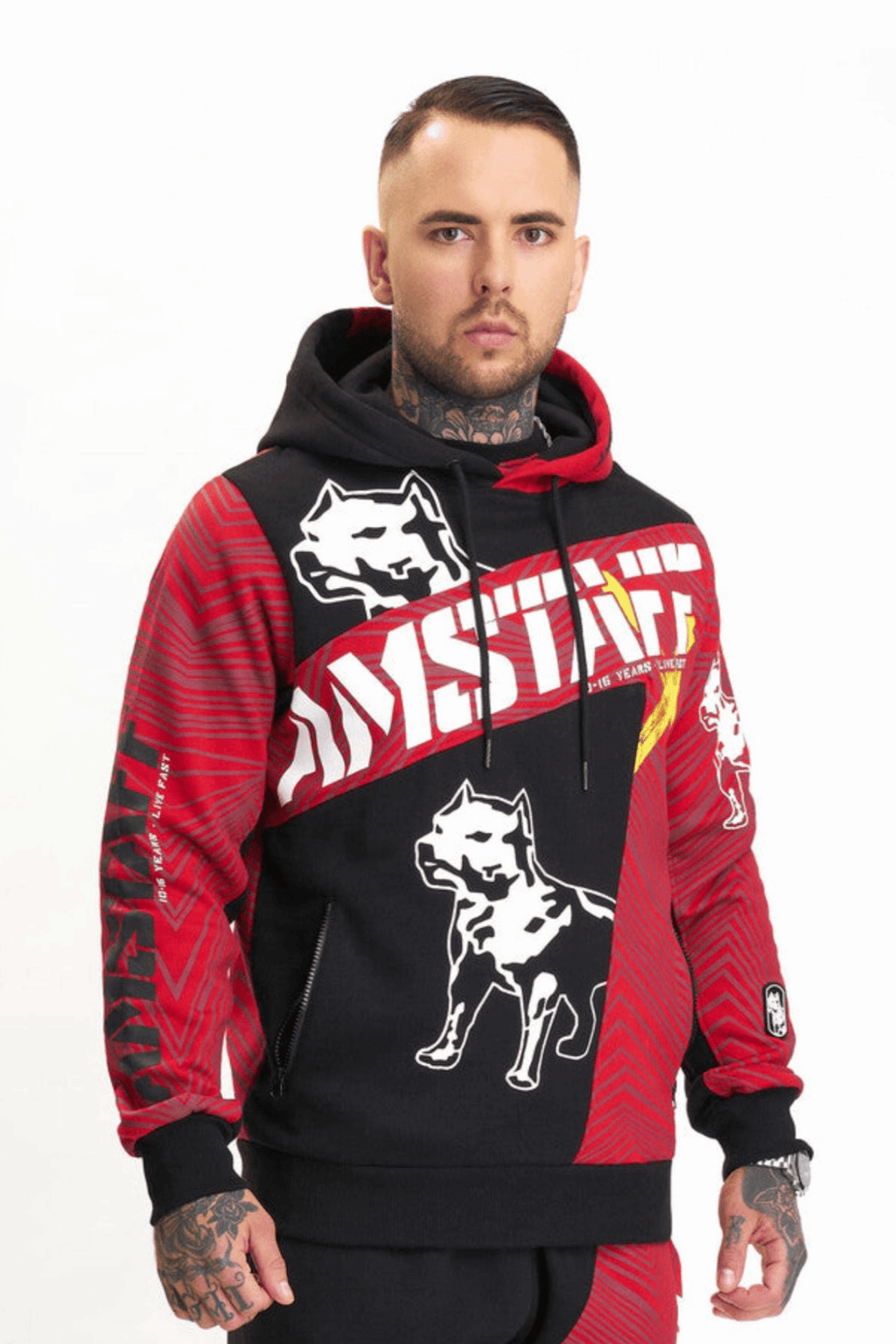 Amstaff Kenai Hoodie Red