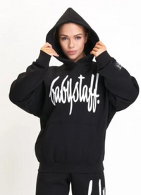 Babystaff Fast Oversized Hoodie Black