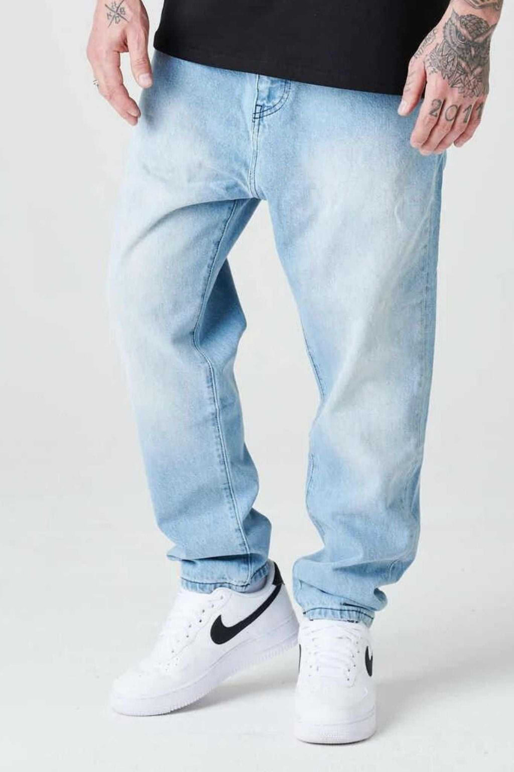 2Y Basic Relaxed Fit Jeans Light Blue
