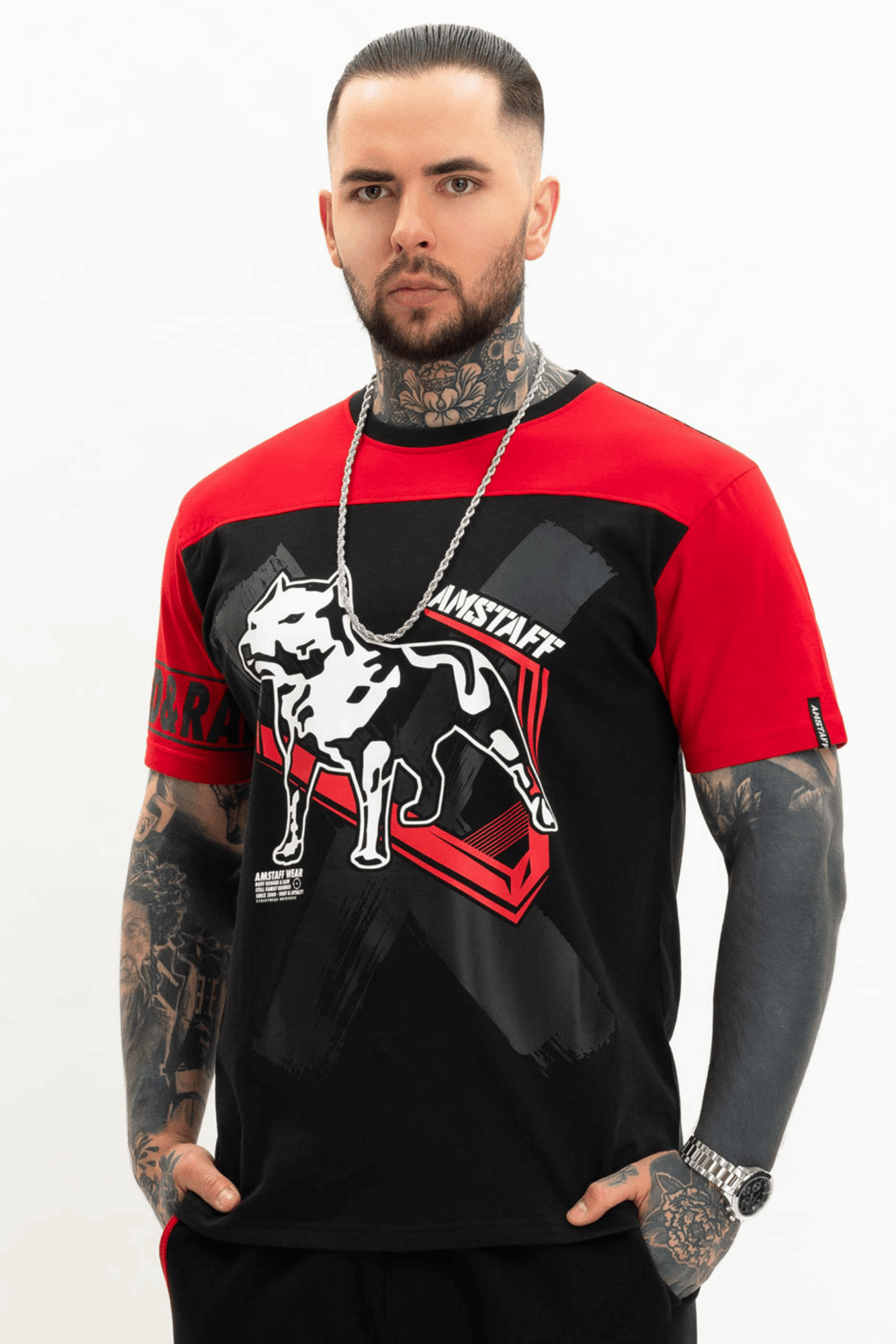 Amstaff Neres T-Shirt Black/Red