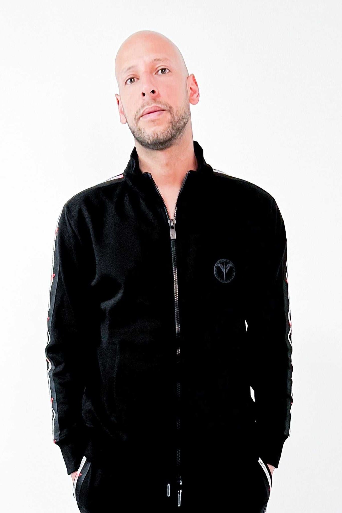 Carlo Colucci New Basic Zip Jacket Black