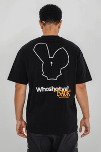 Who Shot Ya Shotyaback Oversize T-Shirt Black