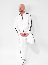 Carlo Colucci New Basic Zip Jacket White