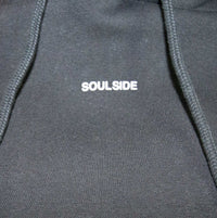 Soulside Frauen Heavy Cropped Hoodie - Cropped Basic Soul - Washed Black