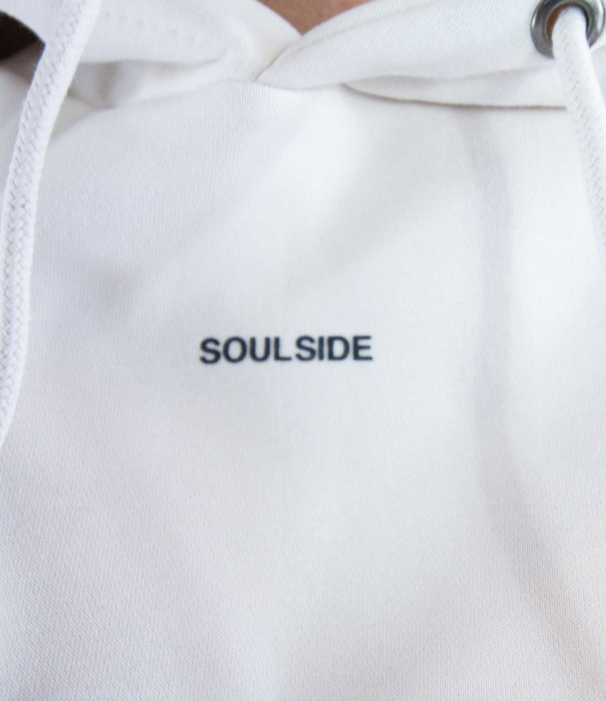 Soulside Frauen Heavy Cropped Hoodie - Copped Basic Soul - Coconut Milk