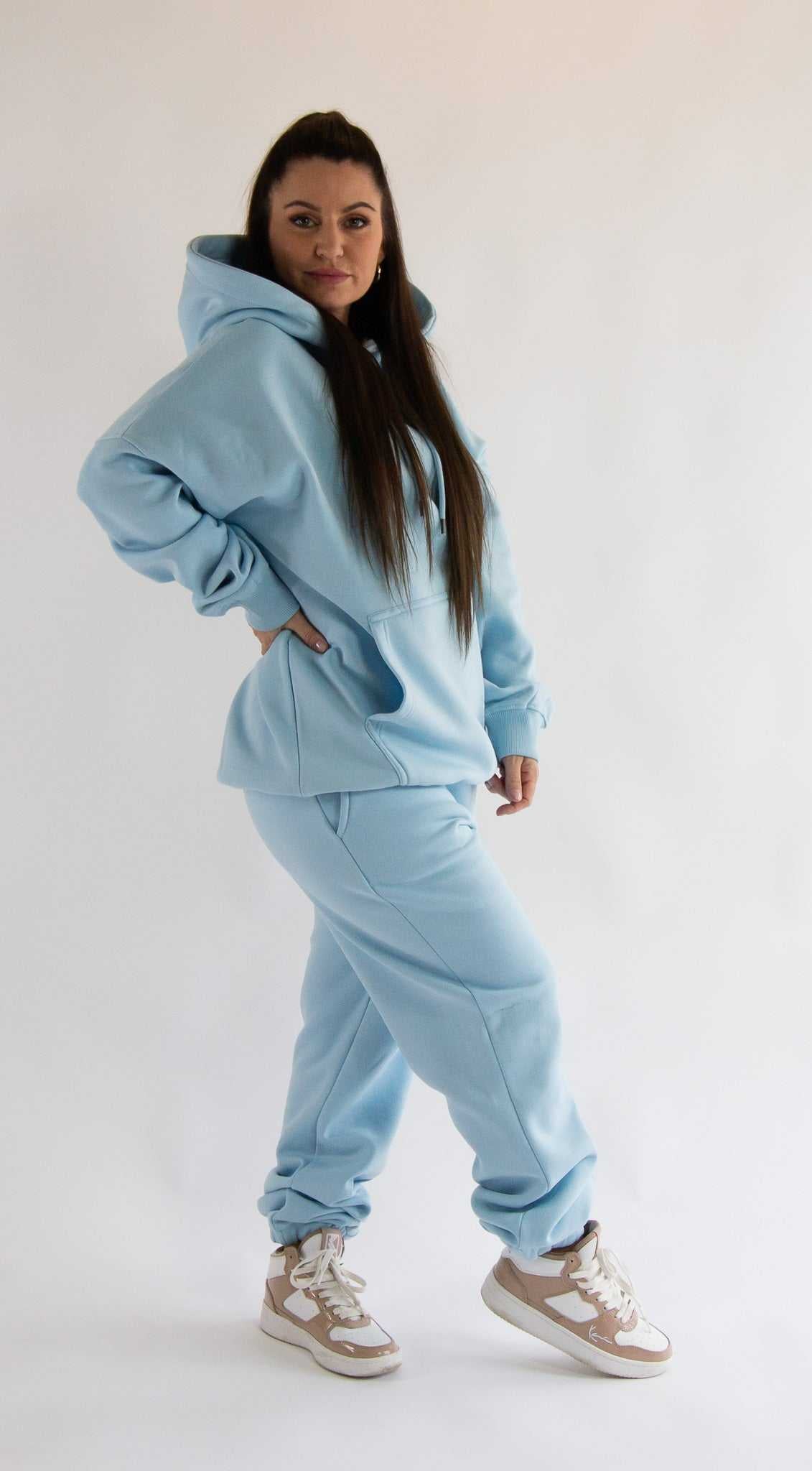 Soulside Frauen Baggy Sweatpants - Basic Soul - Baby Blue