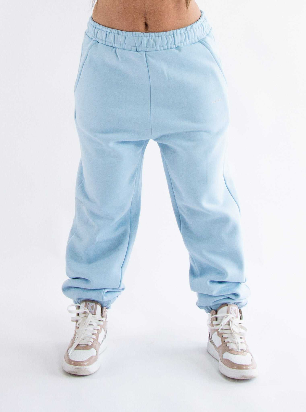 Soulside Frauen Baggy Sweatpants - Basic Soul - Baby Blue