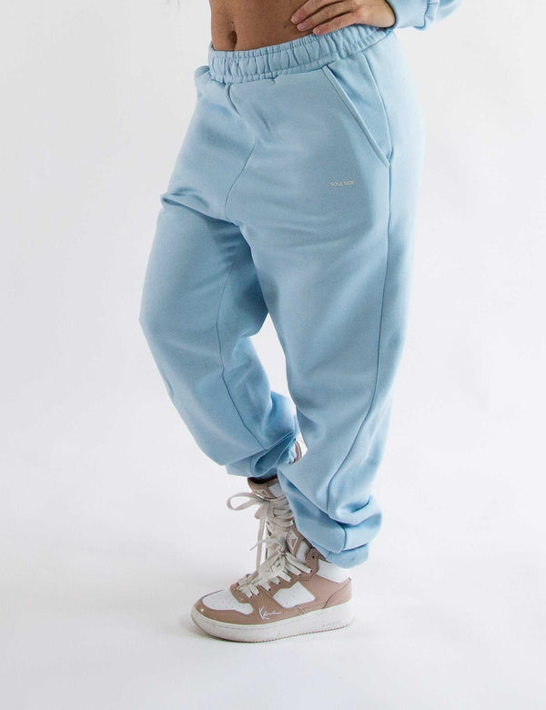 Soulside Frauen Baggy Sweatpants - Basic Soul - Baby Blue