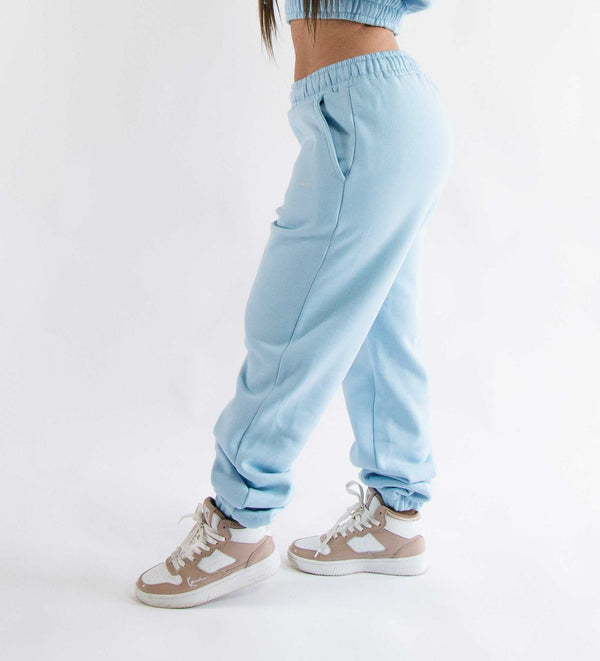 Soulside Frauen Baggy Sweatpants - Basic Soul - Baby Blue