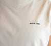 Soulside Frauen T-Shirt Kleid - Basic Dressy Babe - Coconut Milk