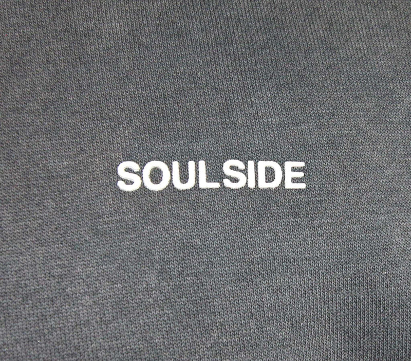 Soulside Männer Oversized Hoodie - Heavy Basic Soul - Washed Grey
