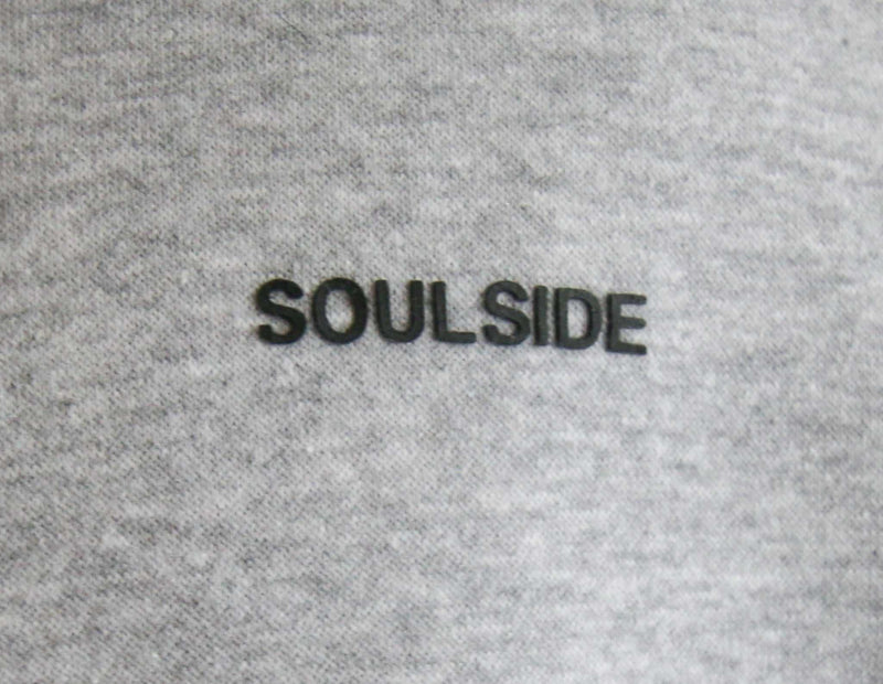 Soulside Männer Oversized Hoodie - Heavy Basic Soul - Grey Melange