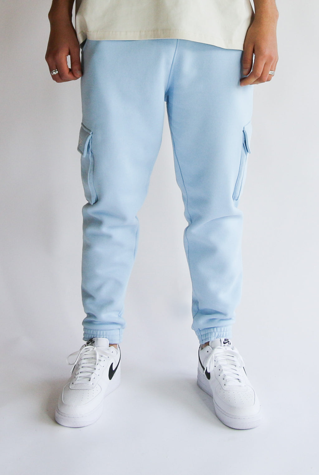 Soulside Herren Cargo Jogginghose - Basic Cargo Soul - Baby Blue