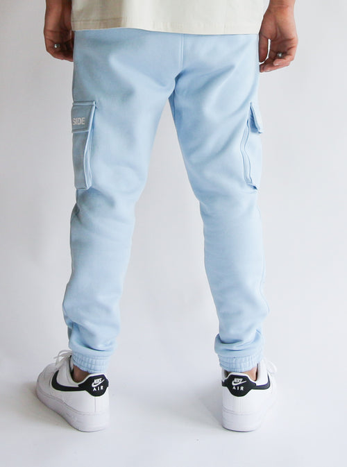 Soulside Herren Cargo Jogginghose - Basic Cargo Soul - Baby Blue