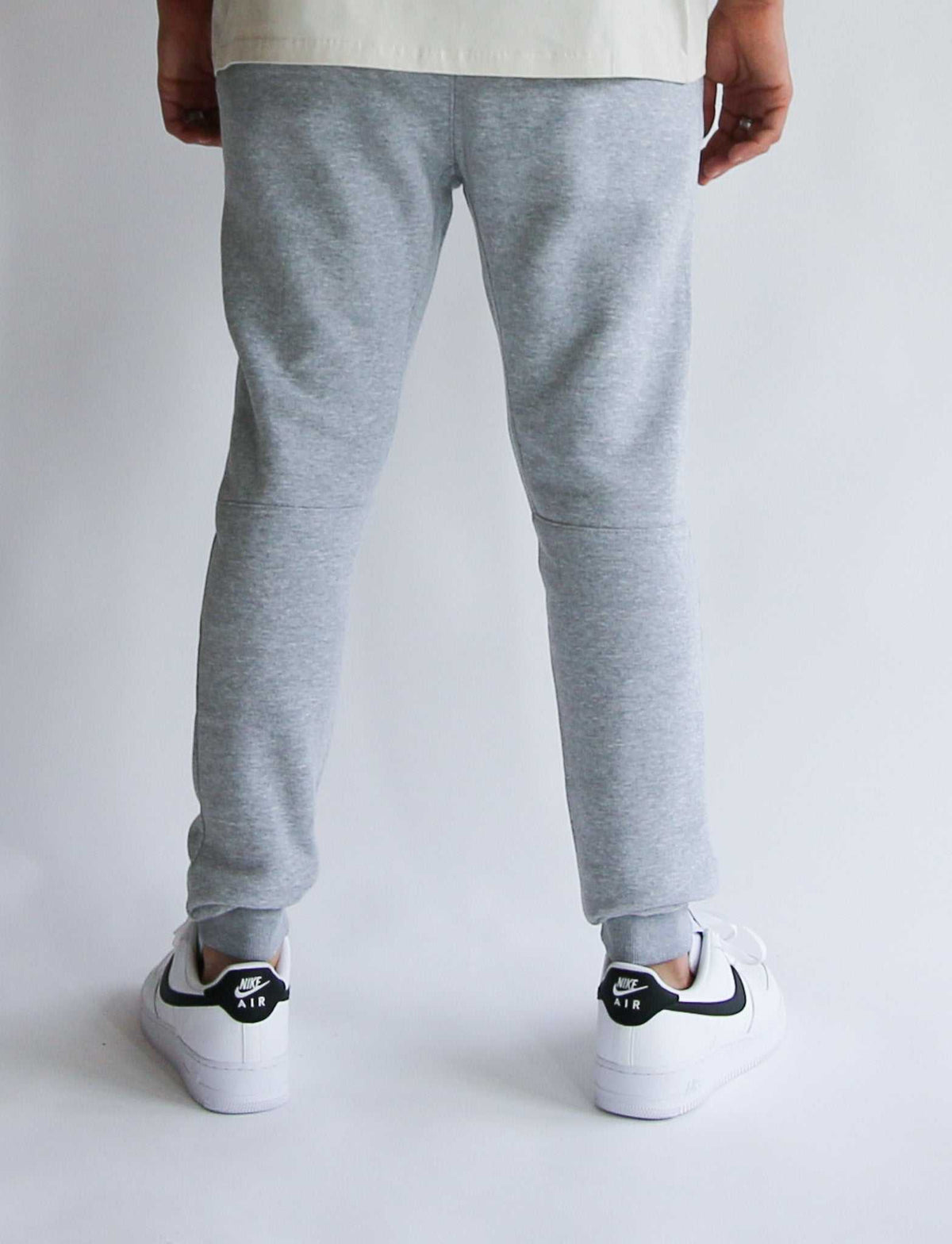 Soulside Herren Sweatpants - Heavy Straight Basic - Grey Melange