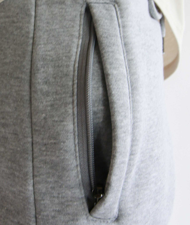 Soulside Herren Sweatpants - Heavy Straight Basic - Grey Melange