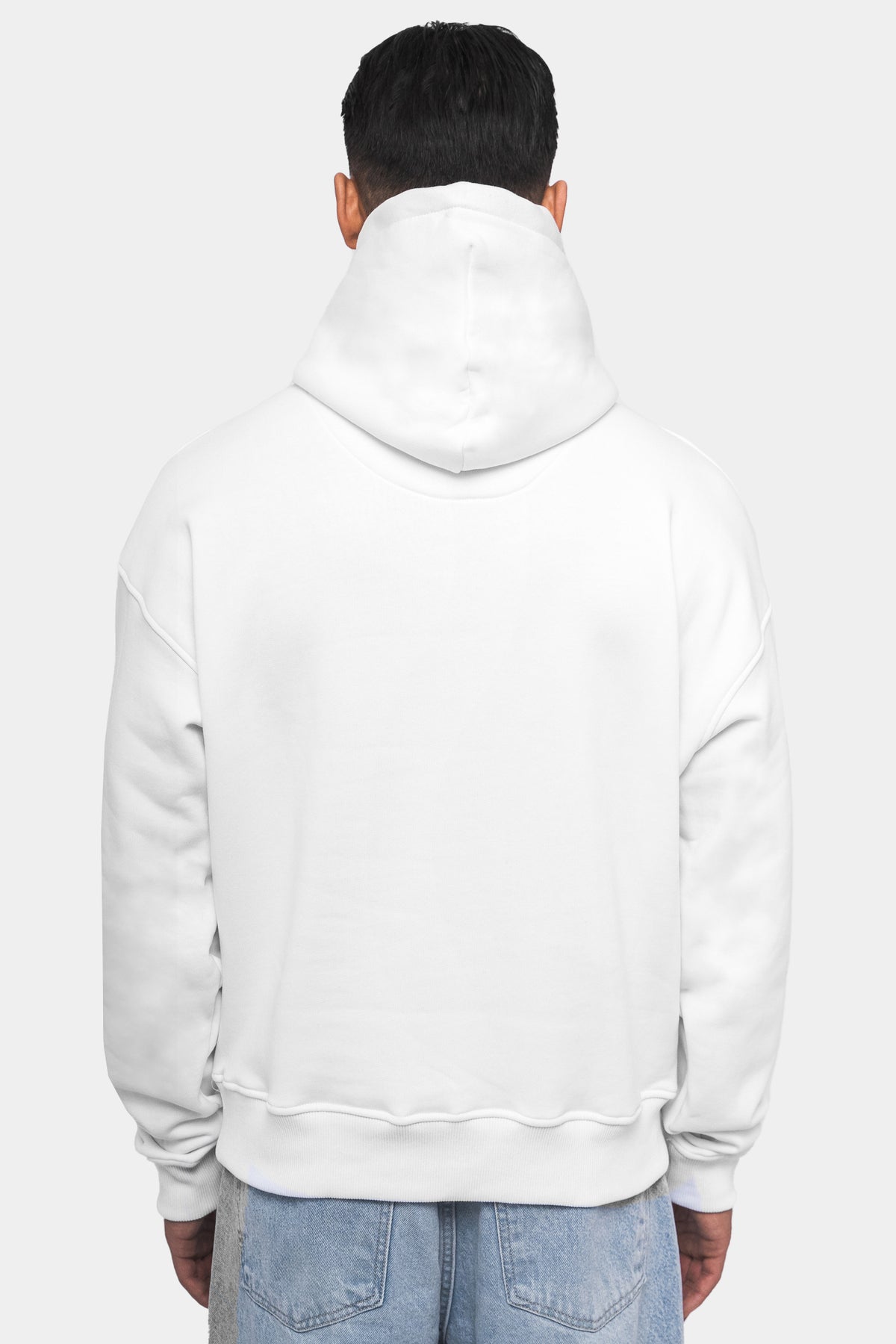 DRiBBLA No Friends Oversized Hoody White