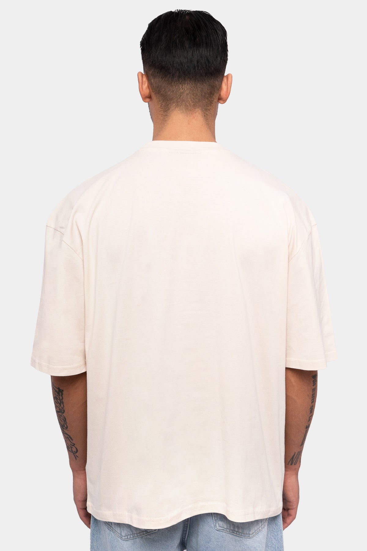 Soulside Männer Oversized T-Shirt - Heavy Basic Soul - Coconut Milk