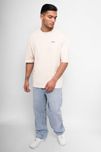 Soulside Männer Oversized T-Shirt - Heavy Basic Soul - Coconut Milk