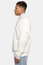 Dropsize Heavz Crime Collage Jacket Baby Blue / White