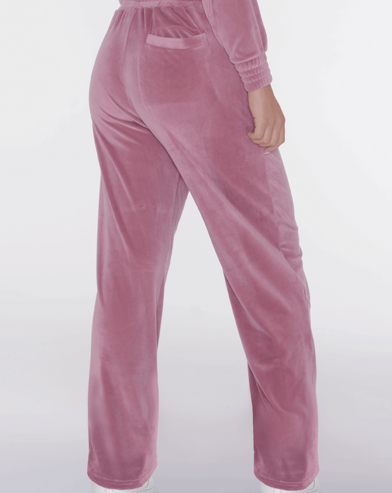 Massari Babe Velour Suit Pants Rose