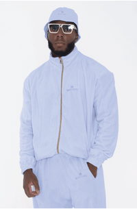 Massari G's Cloud Fleece Suit Jacket Baby Blue