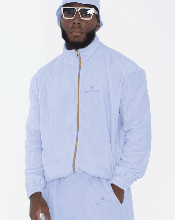 Massari G's Cloud Fleece Suit Jacket Baby Blue