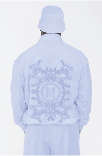 Massari G's Cloud Fleece Suit Jacket Baby Blue