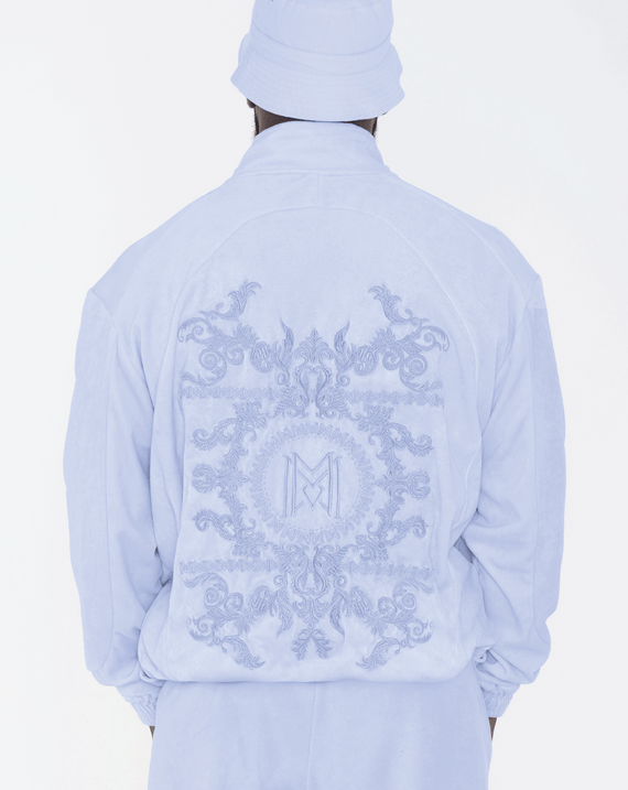Massari G's Cloud Fleece Suit Jacket Baby Blue
