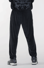 Massari G's Velour Suit Pants Black Black