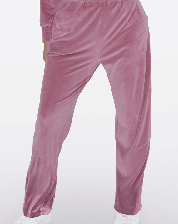 Massari Babe Velour Suit Pants Rose