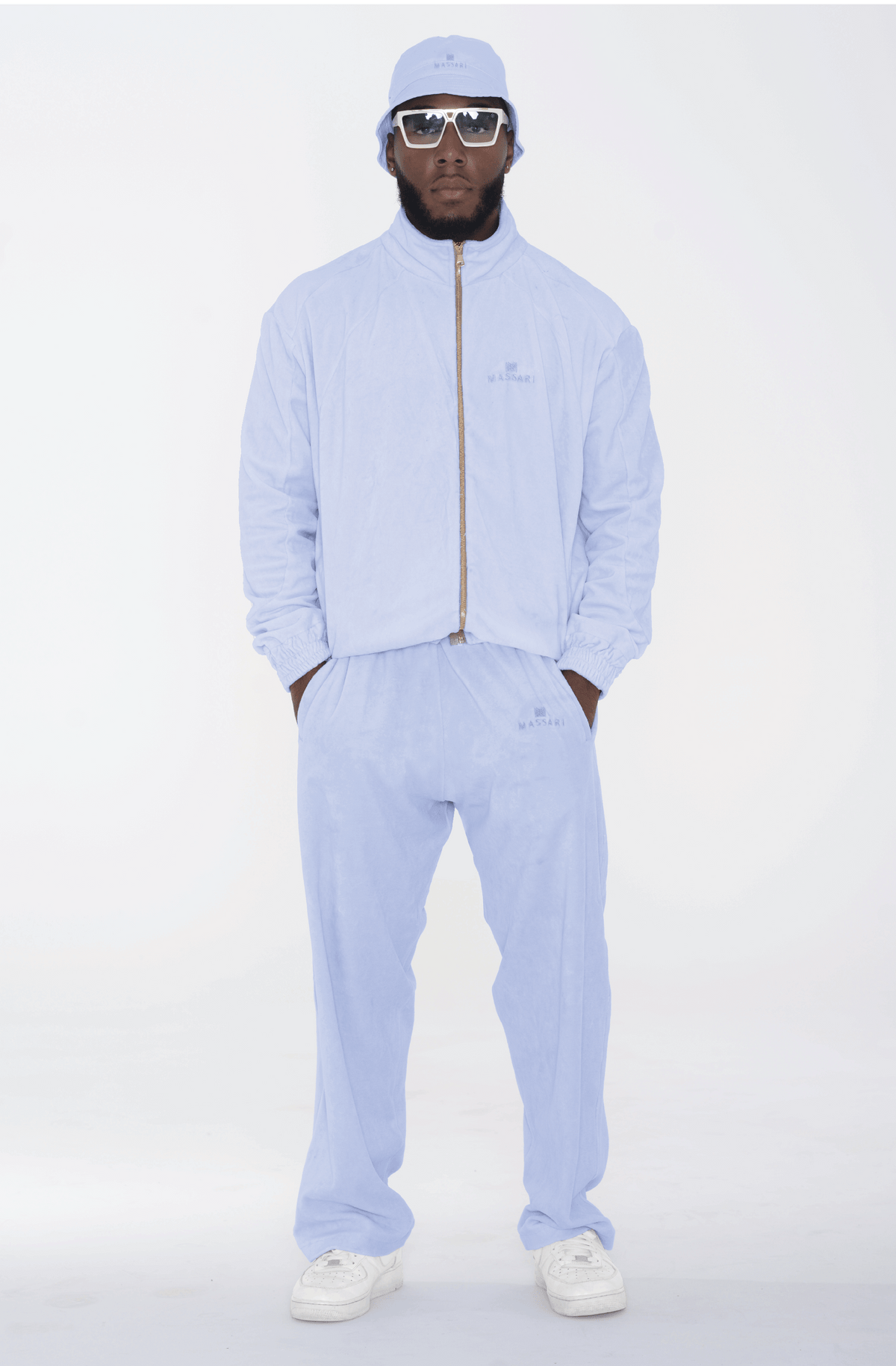 Massari G's Fleece Pants Baby Blue