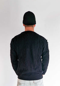 Carlo Colucci Strick Pullover Black