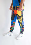 Carlo Colucci Allover Print Sweatpants Multicolor
