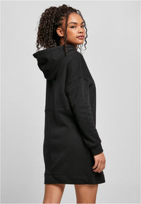 Urban Classics Ladies Organic Oversized Terry Hoody Dress Black