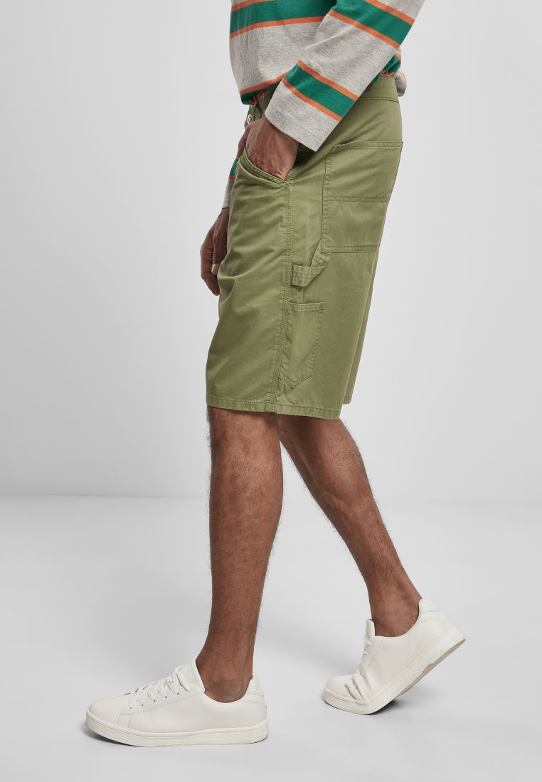 Urban Classics Carpenter Cargo Shorts  Newolive